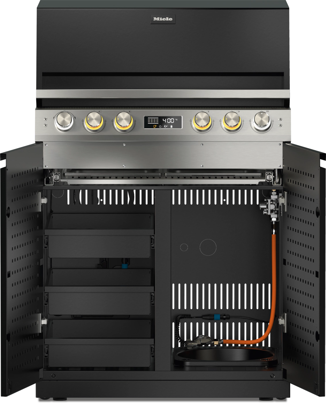 Miele Fire Pro L 4 PD – 4 Brenner und drei Schubladen – Gasgrill