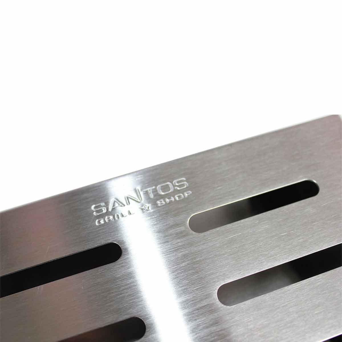 SANTOS Räucherbox aus Edelstahl, 21 x 13 x 3,4 cm | Retoure
