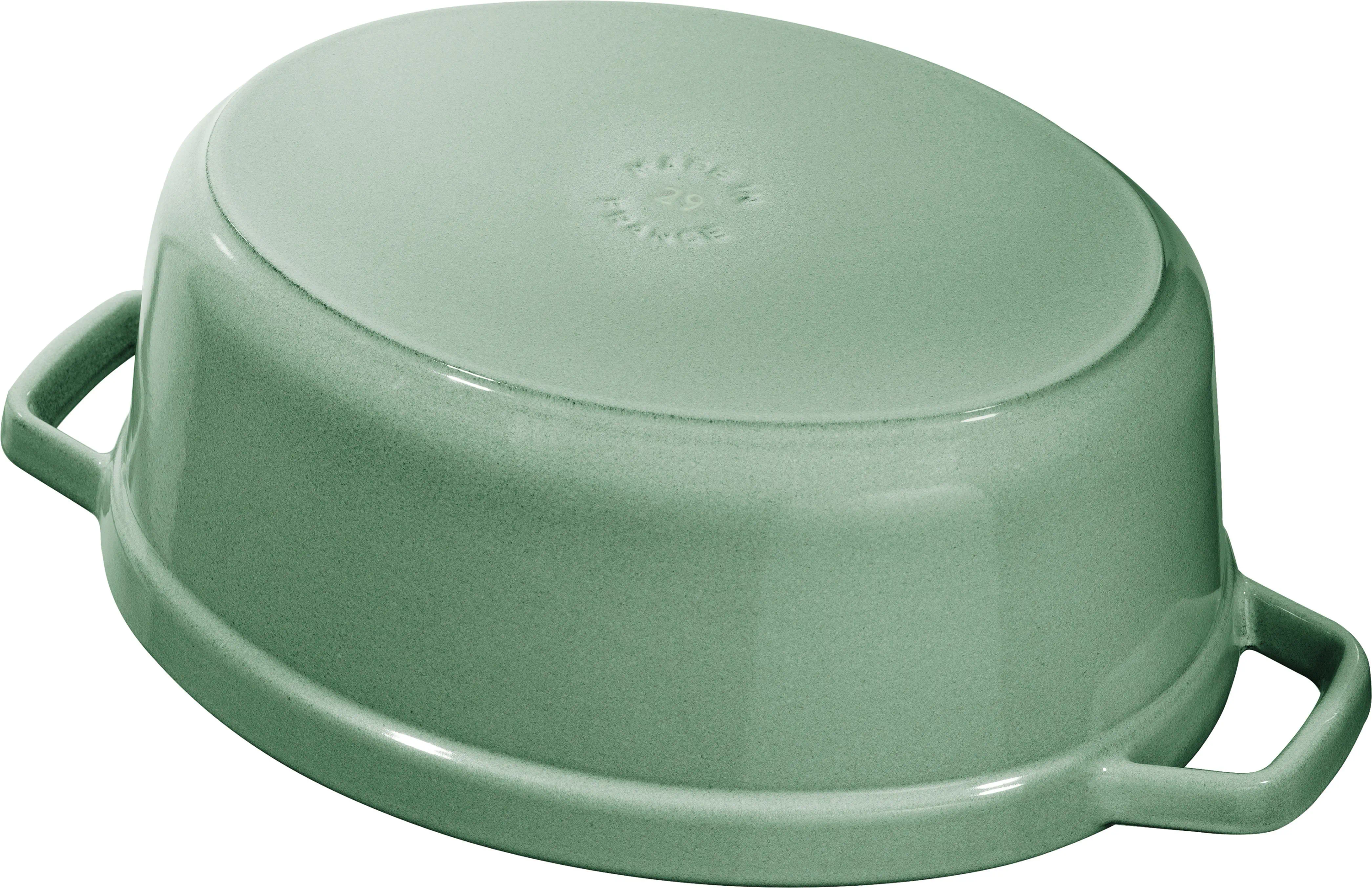 Staub La CocotteCocotte oval 29cm salbei