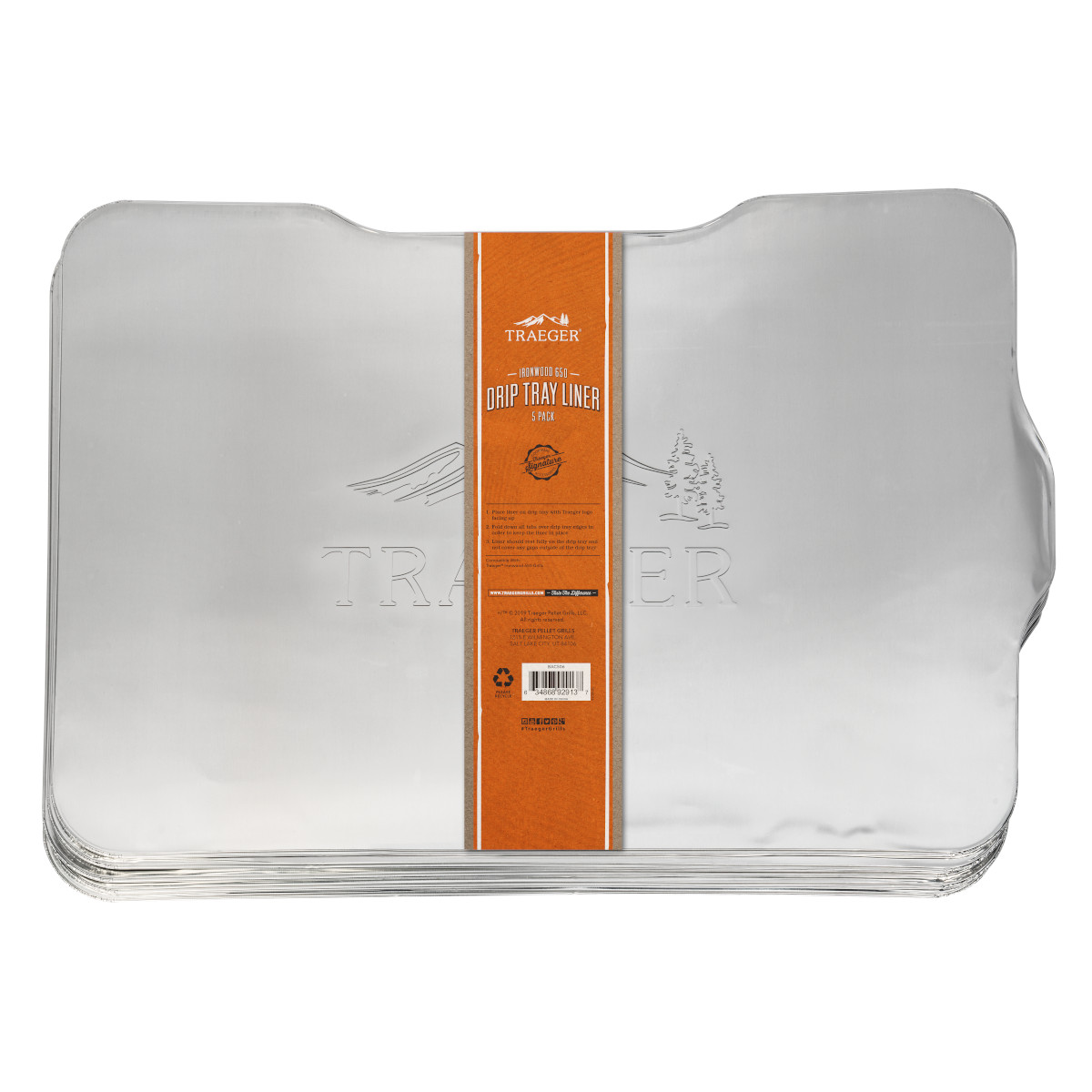 Traeger Alublech Schutzfolie für Ironwood 650 | 5er Pack Traeger Alublech Schutzfolie für Ironwood 650 Produktbild