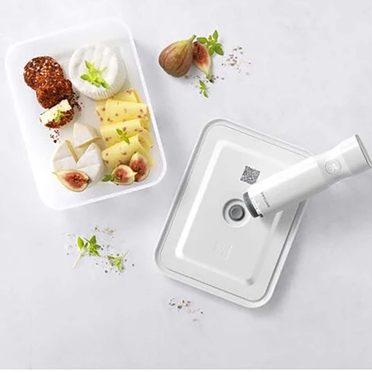 ZWILLING FRESH & SAVE Vakuum Kühlschrankbox | Kunststoff | Semitransparent-Grau