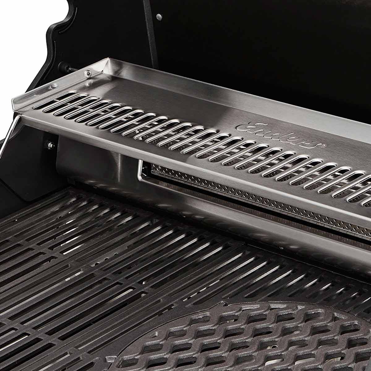 Enders Monroe Pro 4 SIK Turbo Shadow, mitschwingender Warmhalterost aus Edelstahl
