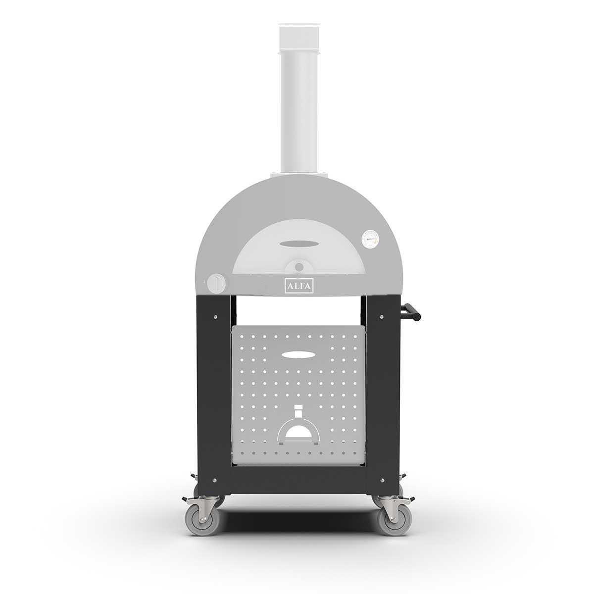 Alfa Forni Unterbau für Pizzaofen Moderno 1 Pizza (Nano), Schwarz Alfa Forni Unterbau für Pizzaofen Moderno 1 Pizza (Nano), Schwarz