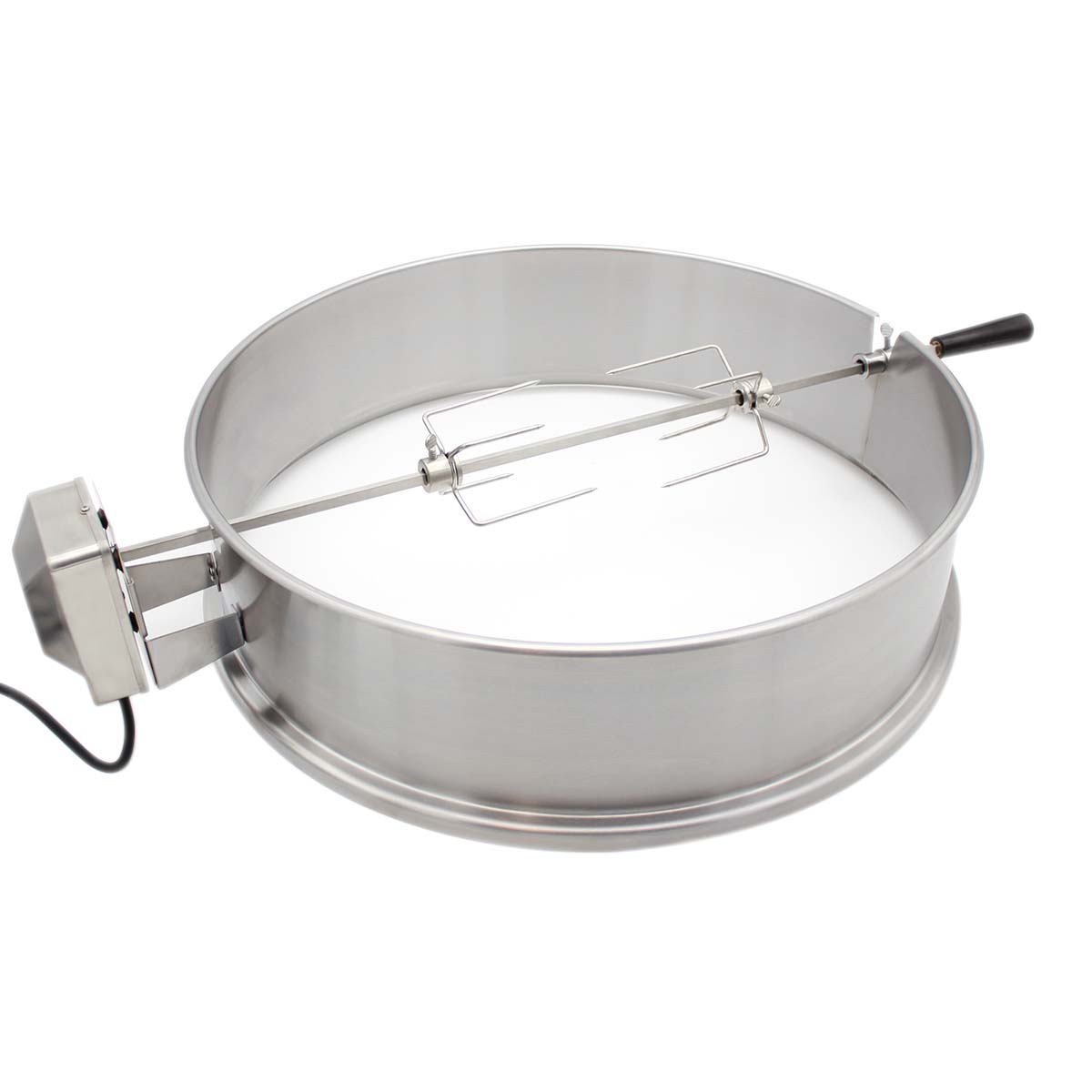 SANTOS Drehspieß Set für Kugelgrill (Ø 57 cm) Edelstahl SANTOS Drehspieß Set für Kugelgrill (Ø 57 cm) Edelstahl