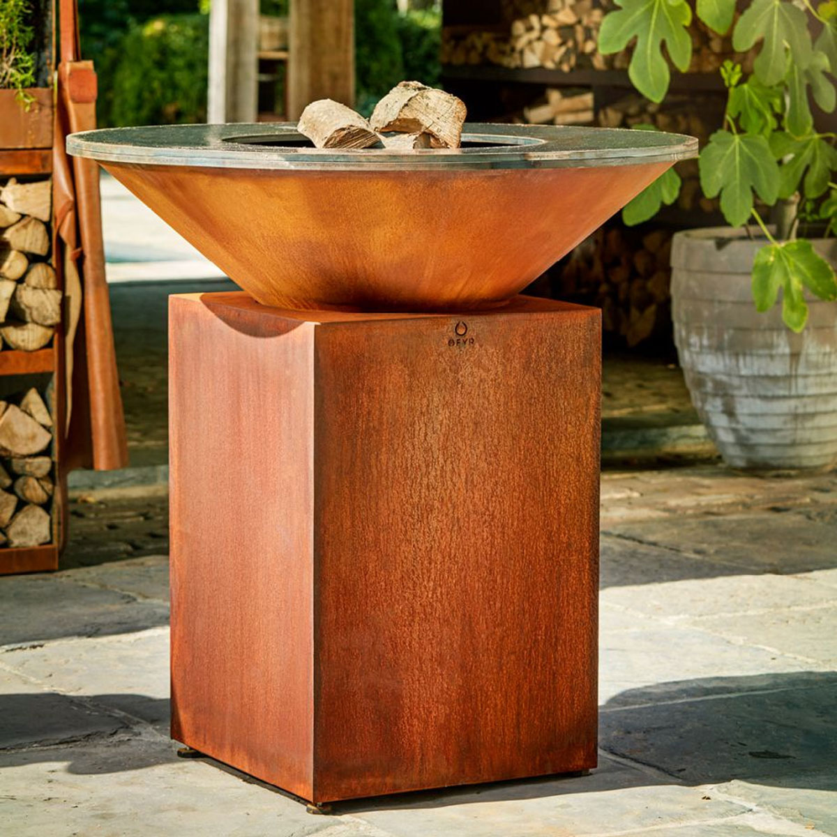 OFYR Feuerplatte Classic+ 100, Corten