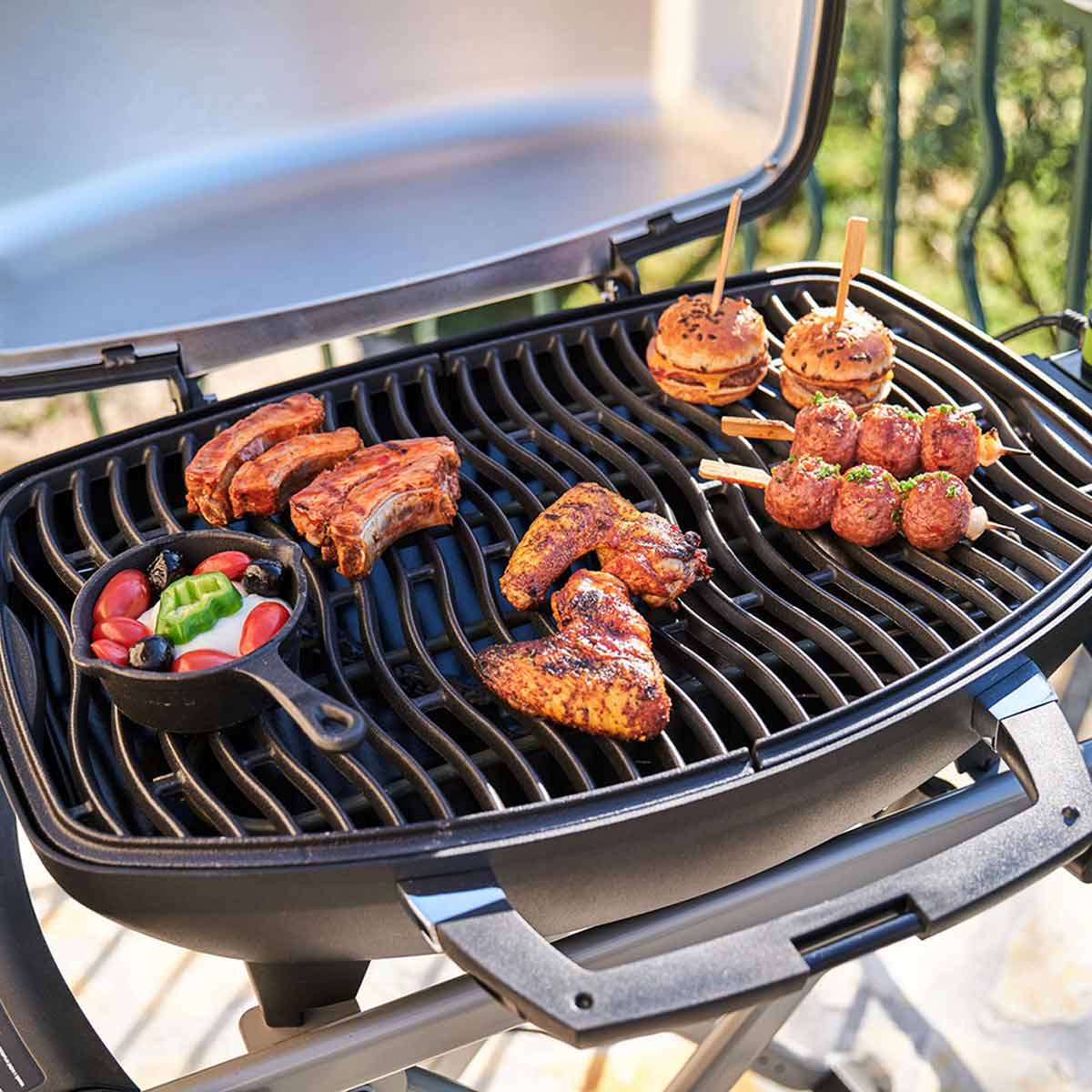 Napoleon TravelQ Elektrogrill | klappbarer Wagen