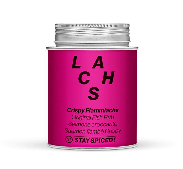 Crispy Flammlachs, Original Fish Rub, 870ml Schraubdose