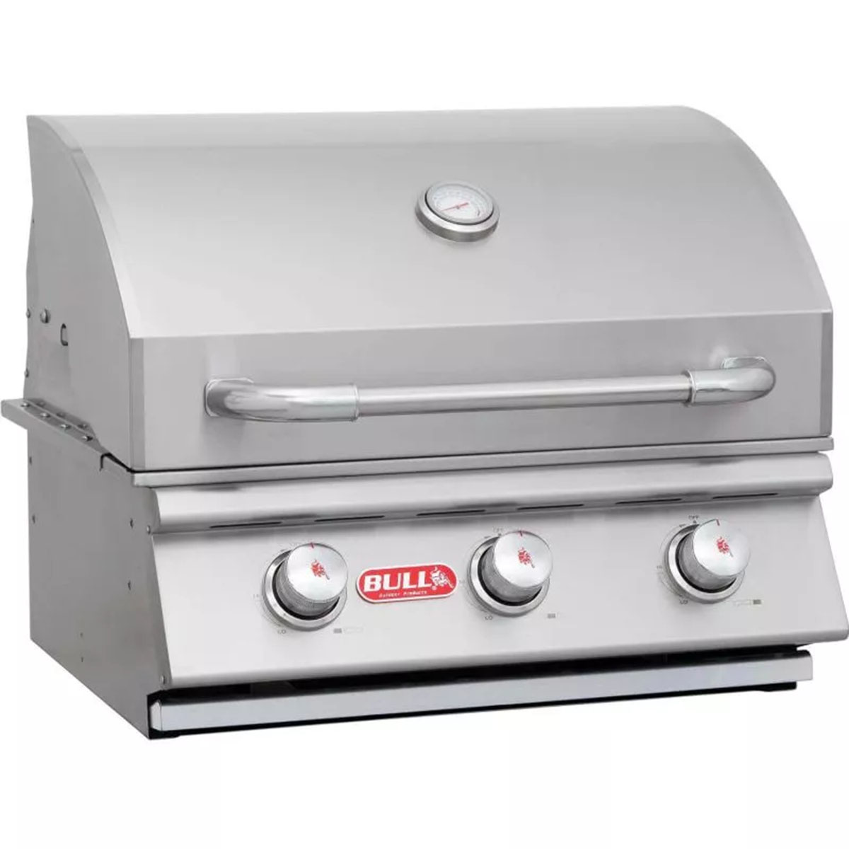 Bull Steer Einbau Gasgrill | 3 Brenner | Edelstahl