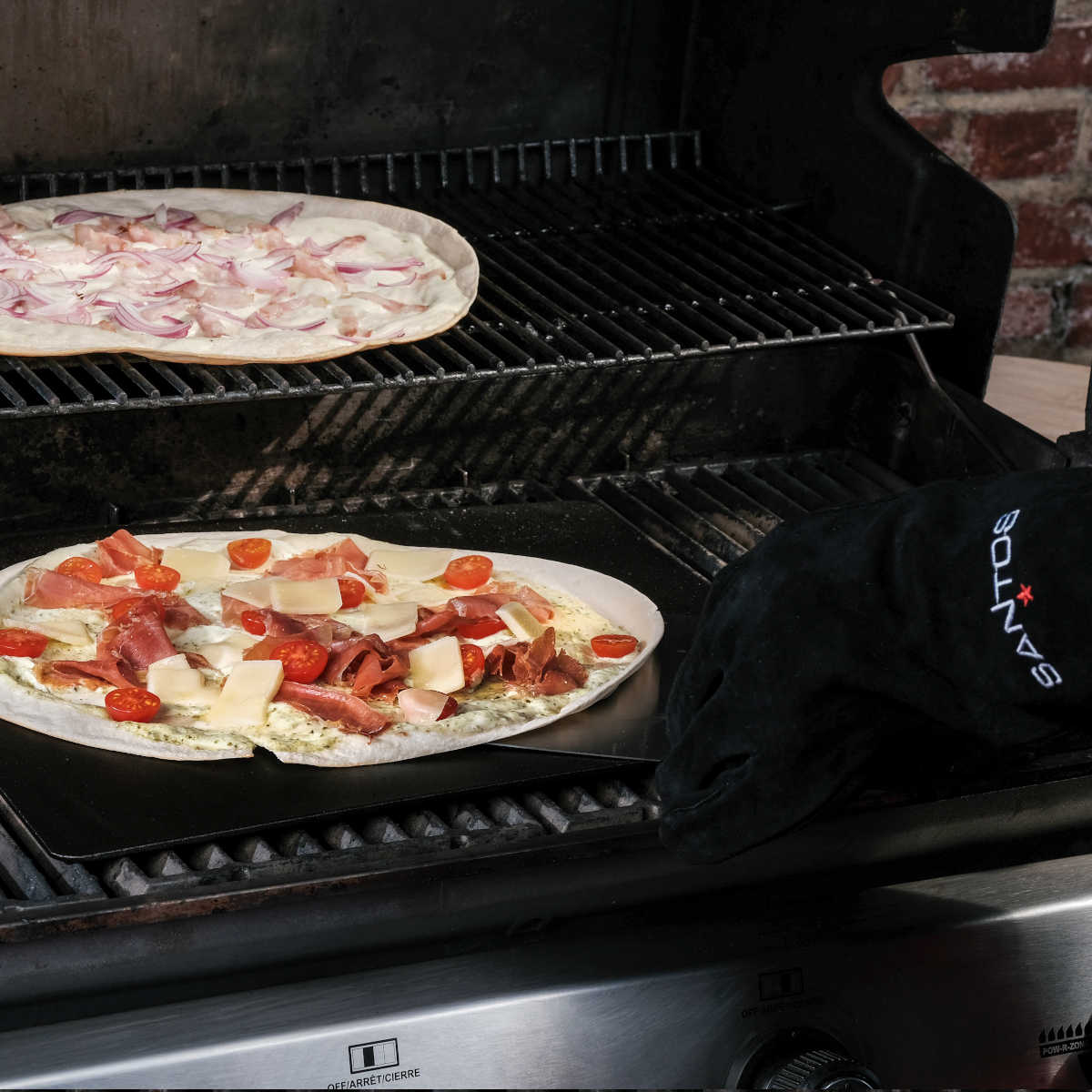 SANTOS Pizzaheber aus Edelstahl SANTOS Pizzaheber aus Edelstahl, Flammkuchen