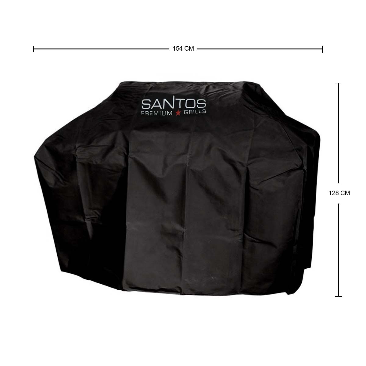 SANTOS Grill Abdeckhaube, PU-beschichtet, 154 x 65 x 128 cm SANTOS Grill Abdeckhaube, PU-beschichtet, 154 x 65 x 128 cm