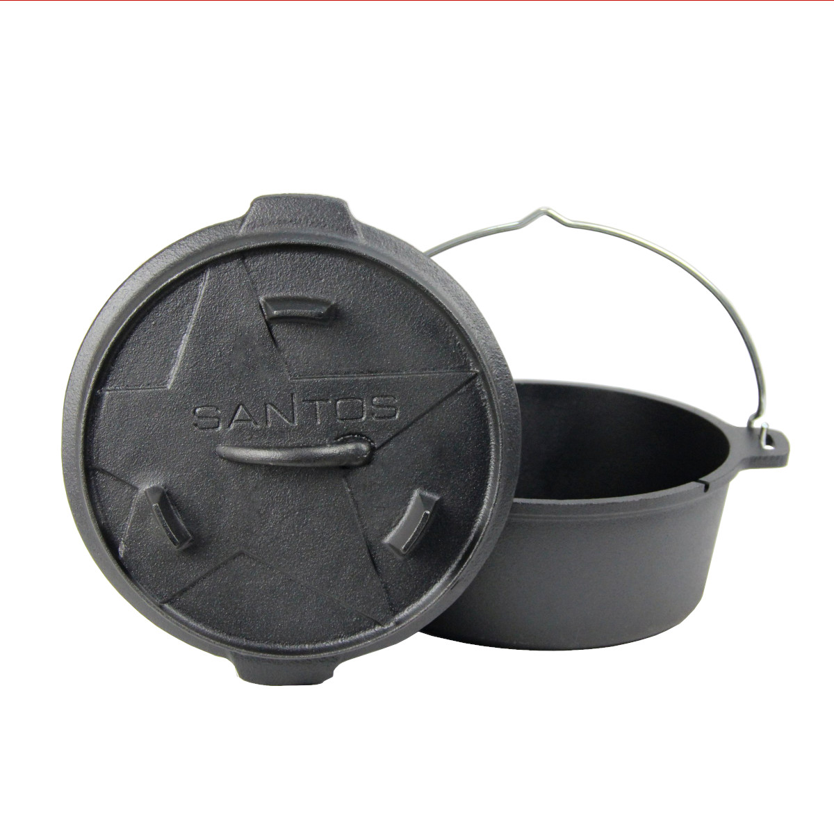 SANTOS Dutch Oven 4,5qt ohne Füße SANTOS Dutch Oven 4,5qt ohne Füße