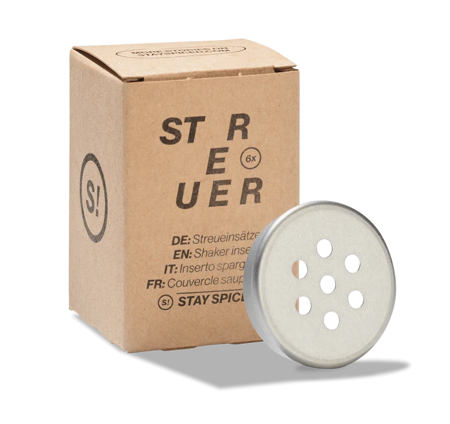Streueinsatz für 170ml Schraubdose (6 Stück)