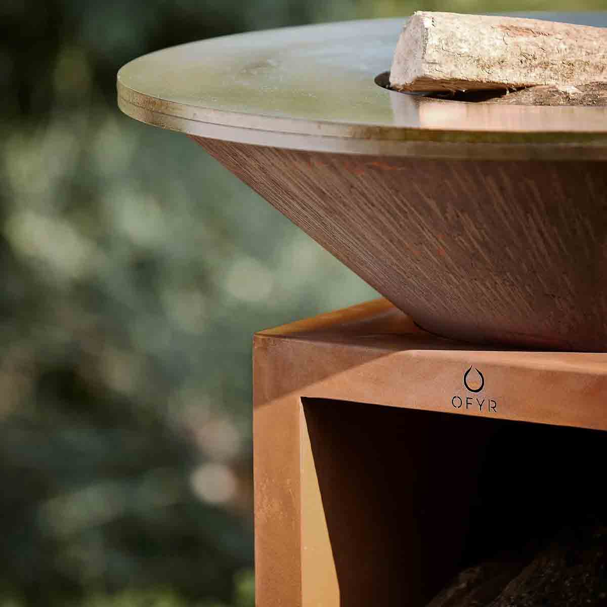 OFYR Feuerplatte Classic+ Storage 85, Corten