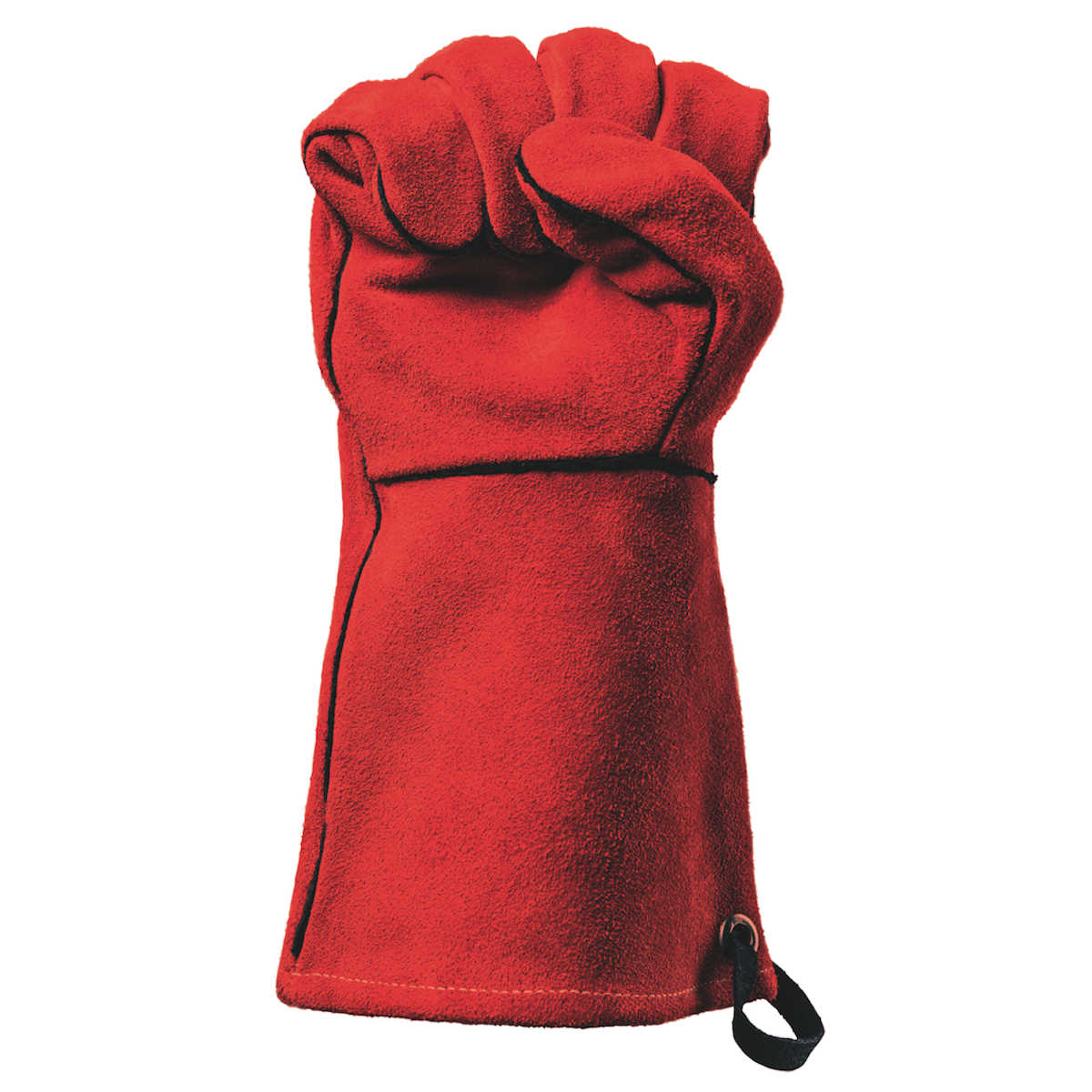 FM Grillhandschuh Leder Rot 8 FM Grillhandschuh Leder Rot 8
