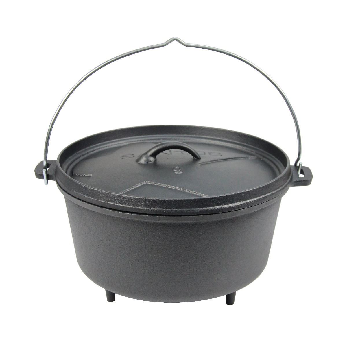 YOUCAMP Dutch Oven DRYCLIP 8,5 - 3er Set Abstandshalter für Feuertöpfe aus  Gusseisen