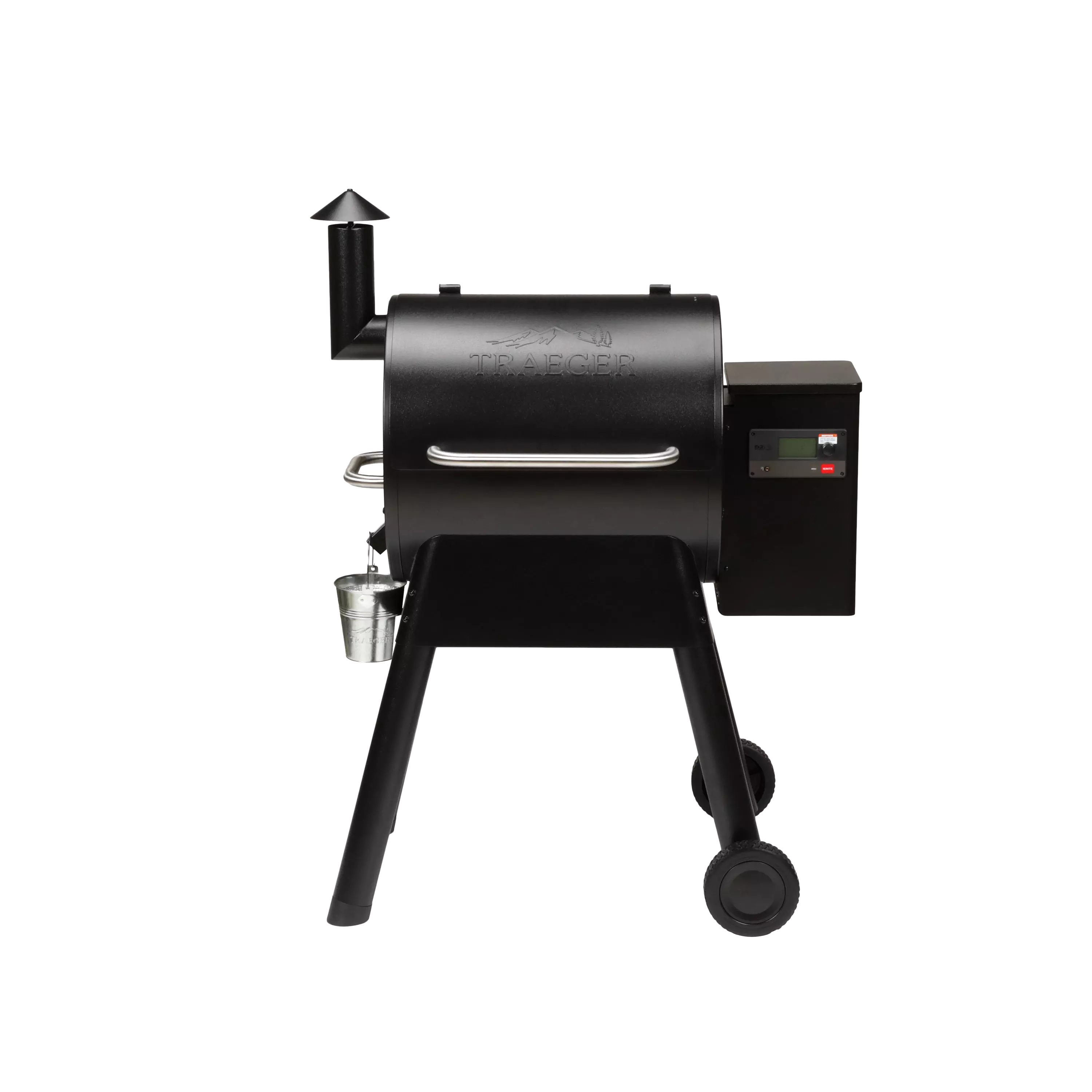Traeger Pro D2 575 Pelletgrill | Schwarz | Bundle inkl. Frontablage & 2 x Pellets