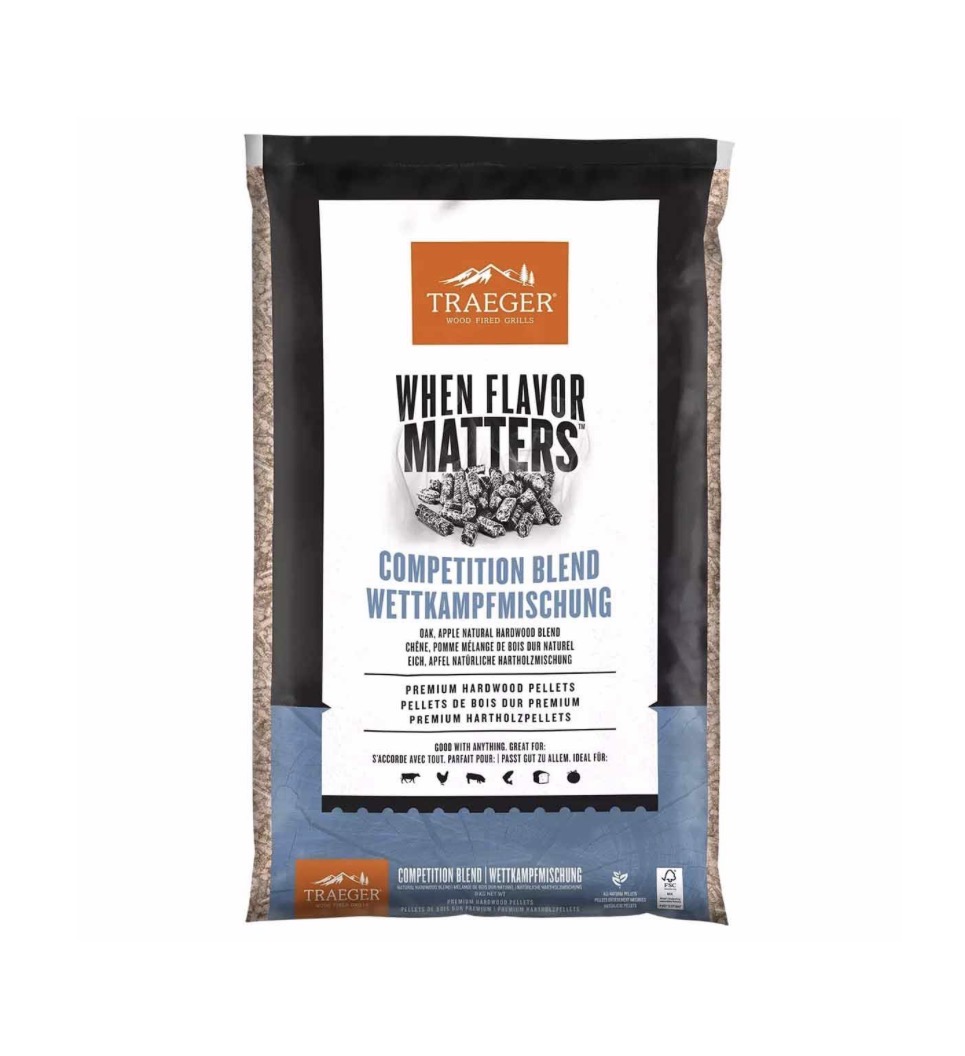 Traeger Pro D2 575 Pelletgrill | Blau | Bundle inkl. Frontablage & 2 x Pellets
