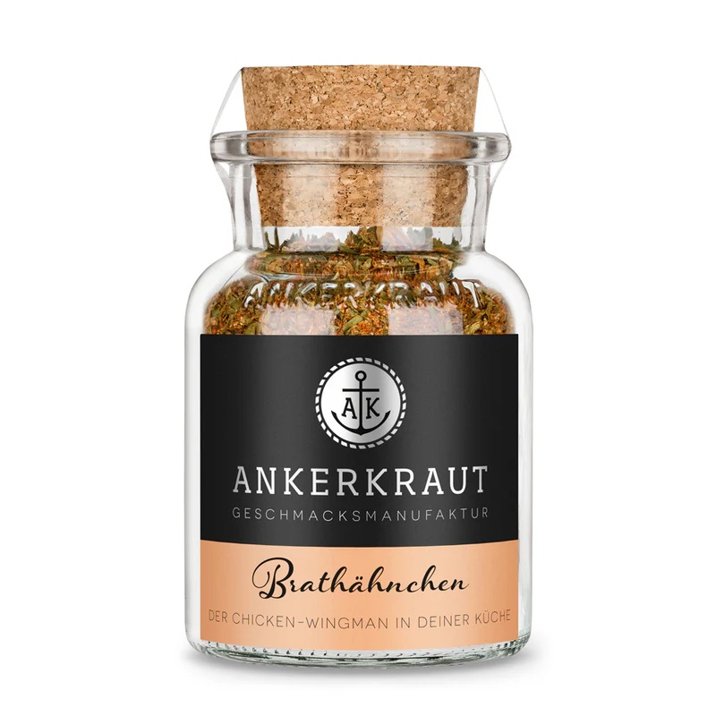 Ankerkraut BBQ-Rub Brathähnchen Gewürz im Korkenglas 75g