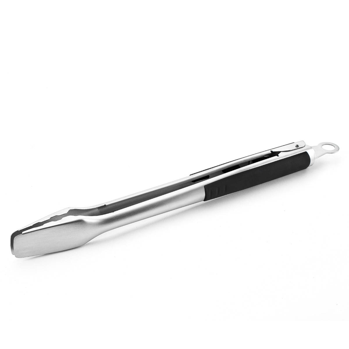 SANTOS Grillzange mit eckigem Kopf aus Edelstahl, 46 cm SANTOS Grillzange mit eckigem Kopf aus Edelstahl, 46 cm