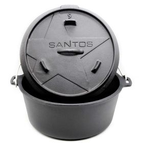SANTOS Dutch Oven 9qt ohne Füsse (ca. 8,5L)