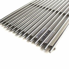 SANTOS Edelstahl Grillrost für Weber Spirit 200er | 25,2 x 44,2 cm