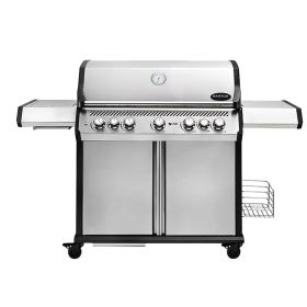 SANTOS S-518 Pro Edelstahl | Seiten- & Heckbrenner