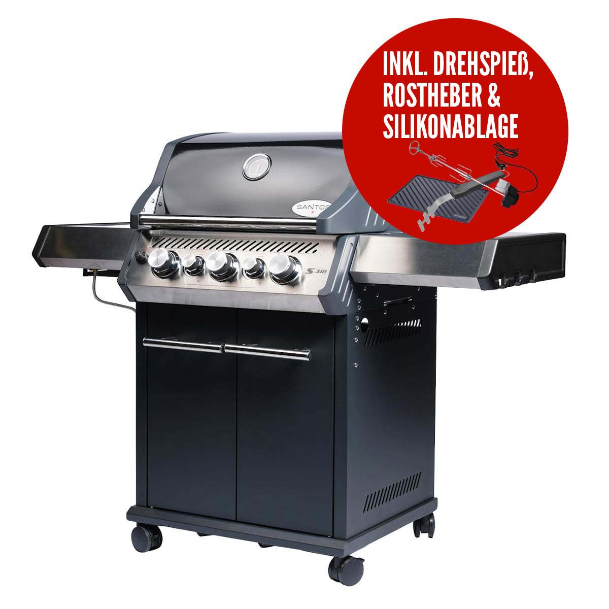 SANTOS Gasgrills - Gasgrills mit Top Bewertungen