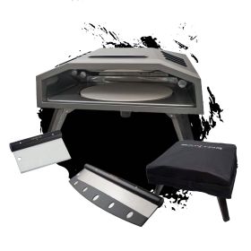 SANTOS O-160 Pizzaofen inkl. Pizzamesser | Abdeckhaube | Wiegemesser