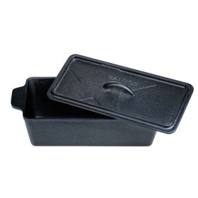 SANTOS Kastenform K4 mit Deckel | aus Gusseisen | 34 x 13 cm