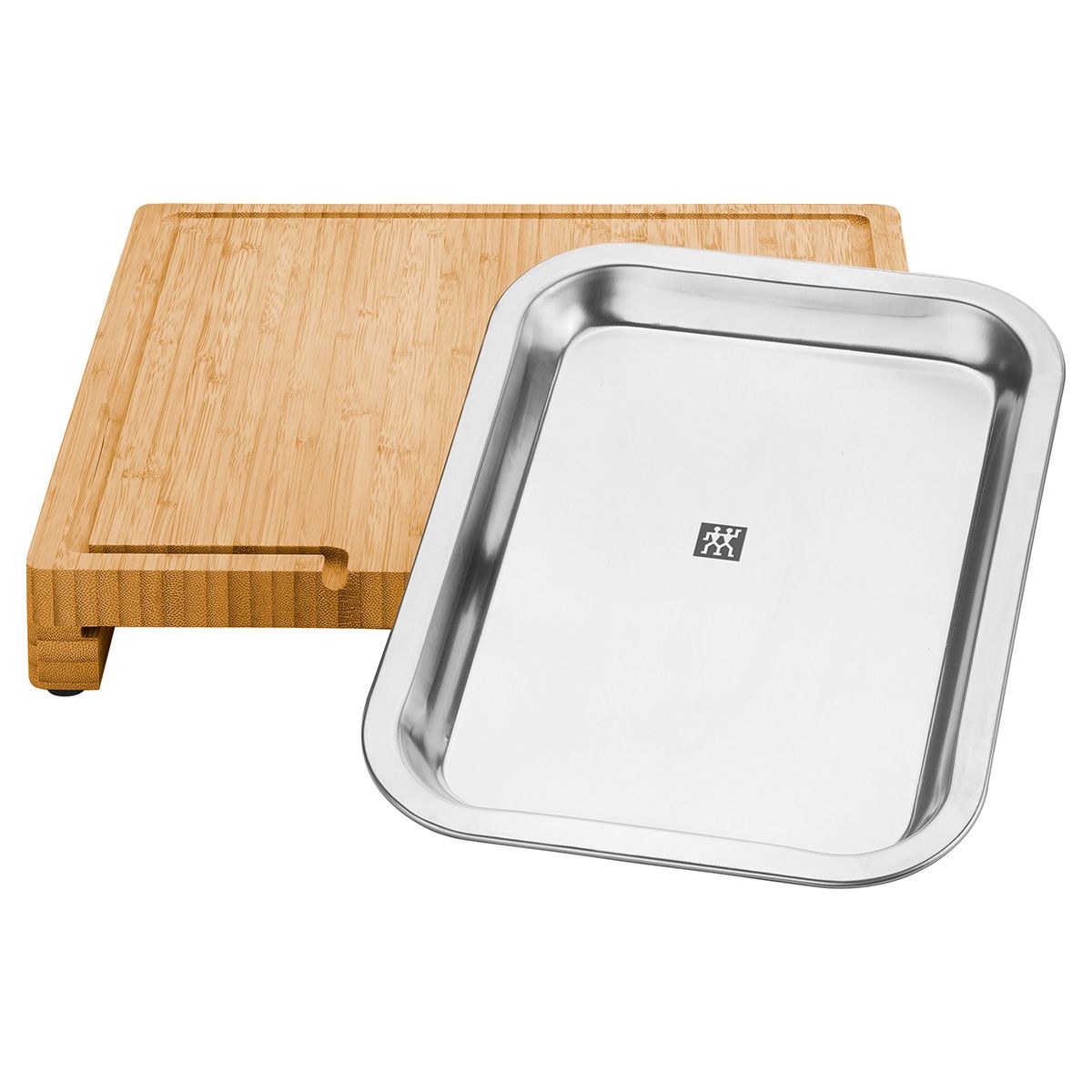 ZWILLING BBQ+ 2in1 Schneidebrett mit Auffangschale Bambus