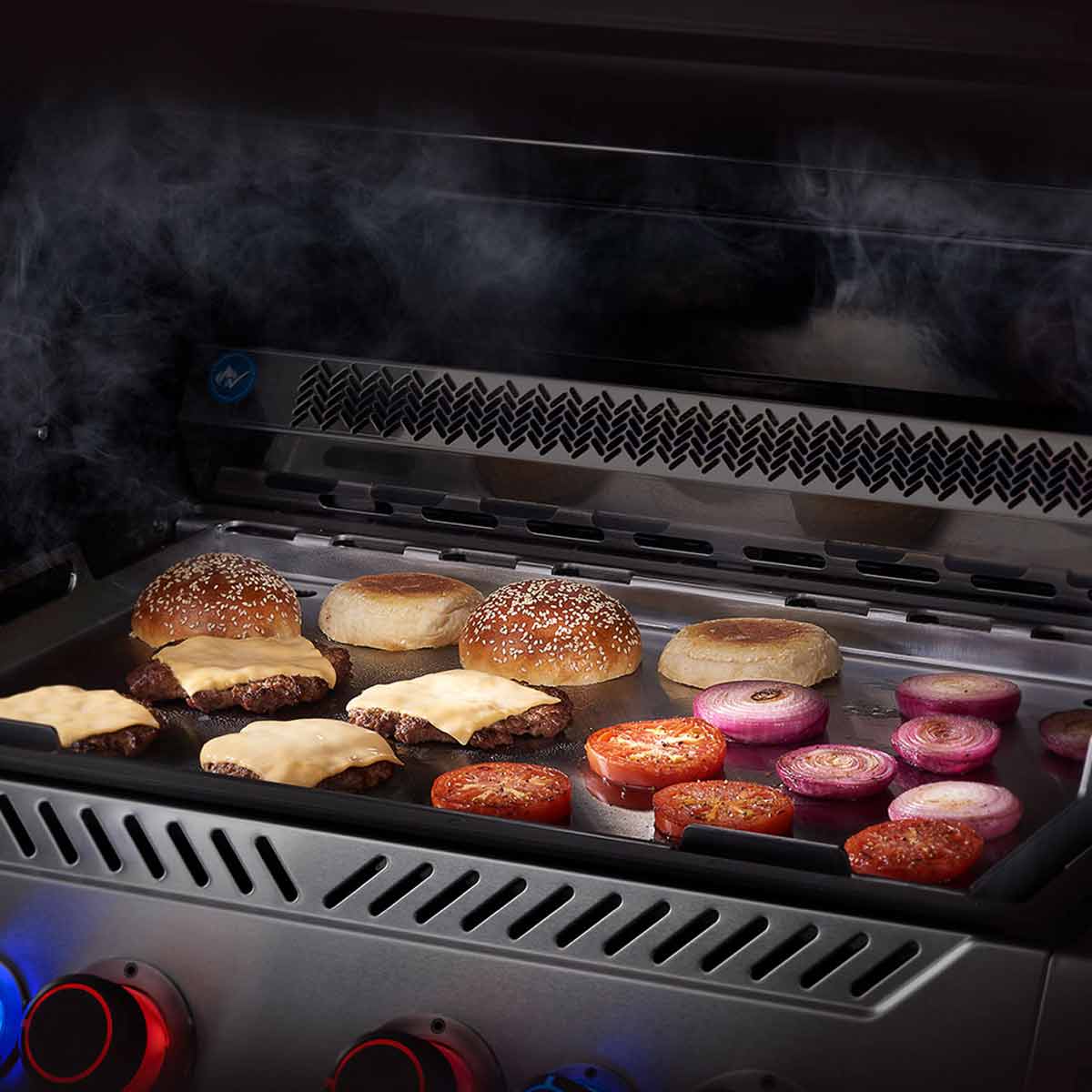 Original Edelstahl Hitzeschild Für Napoleon Rogue 525 - Doppelwandig